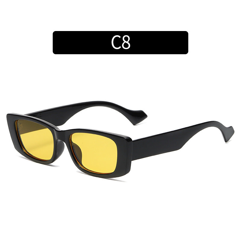 Retro-Inspired Oversized Rectangle Sunglasses