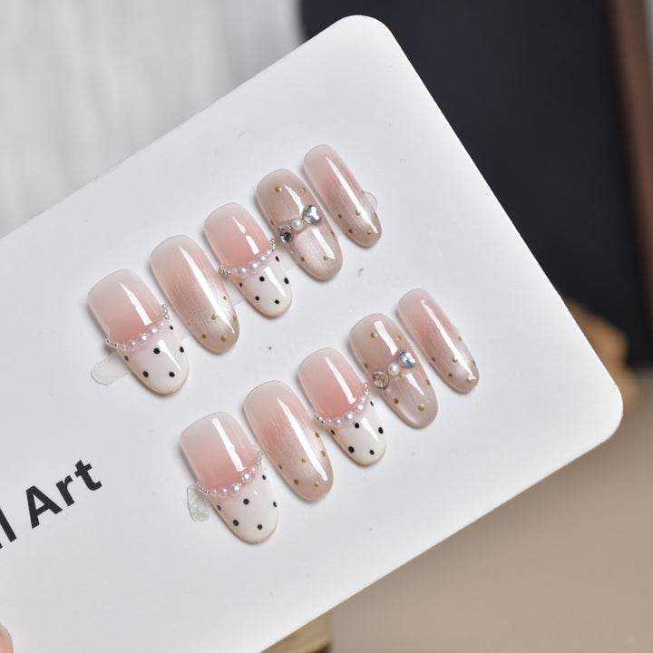 Decorative Animal Print Press-On Nail Set Bowlift