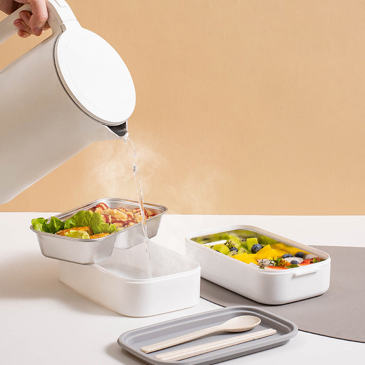 Stackable Two-Tier Leakproof Compartment Bento Lunch Box Bowlift