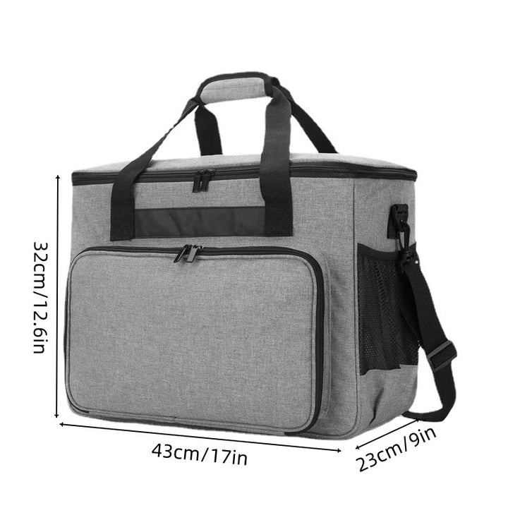 Insulated cooler bag with multiple compartments Bowlift