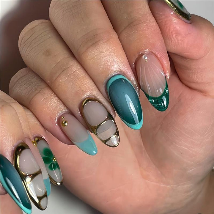 Artistic Press-On Nail Extensions with Unique Designs Bowlift