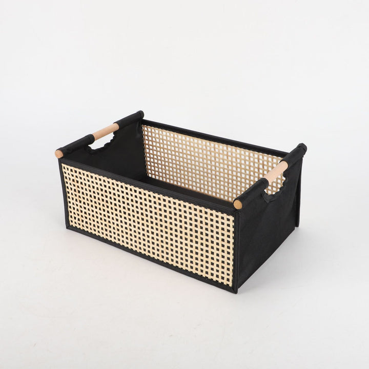 Multifunctional storage bowl made of bamboo and textile Bowlift