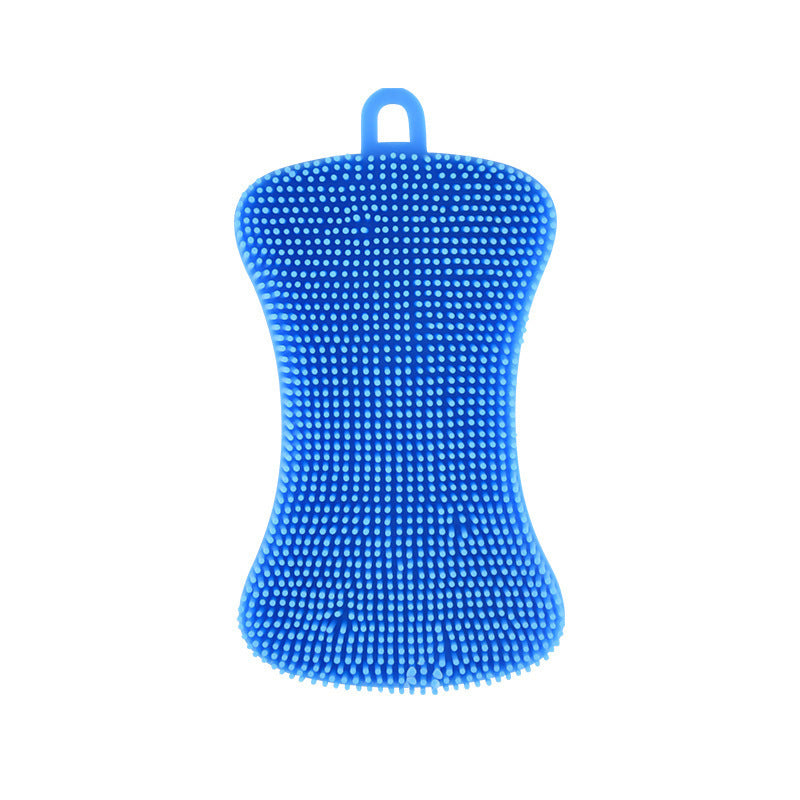 Silicone cleaning sponge with ergonomic design Bowlift