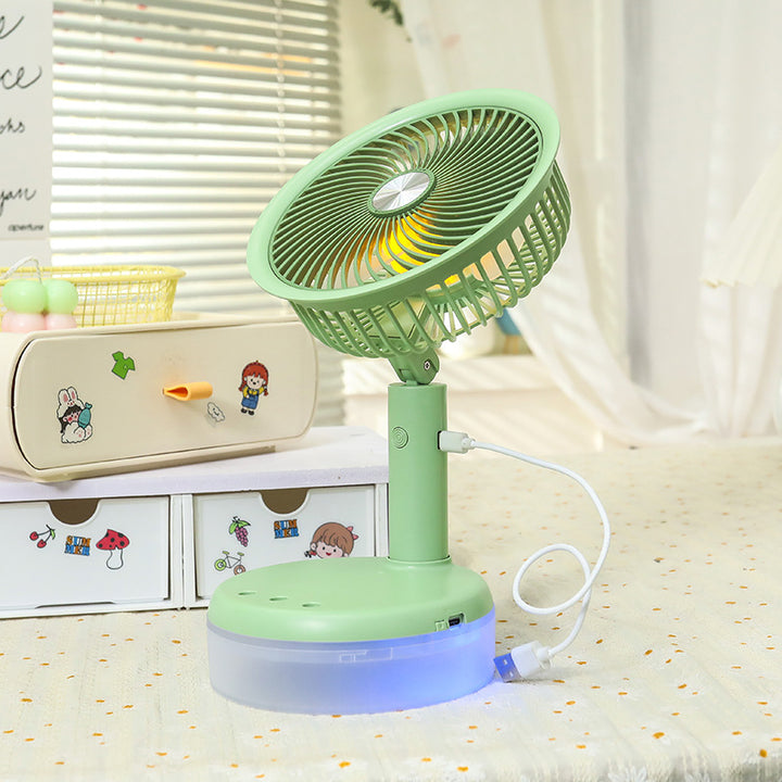 Women's portable table fan with innovative design and USB charging function Bowlift