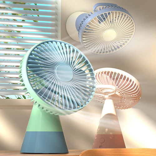 Ladies portable table fan with 360-degree rotation mechanism Bowlift