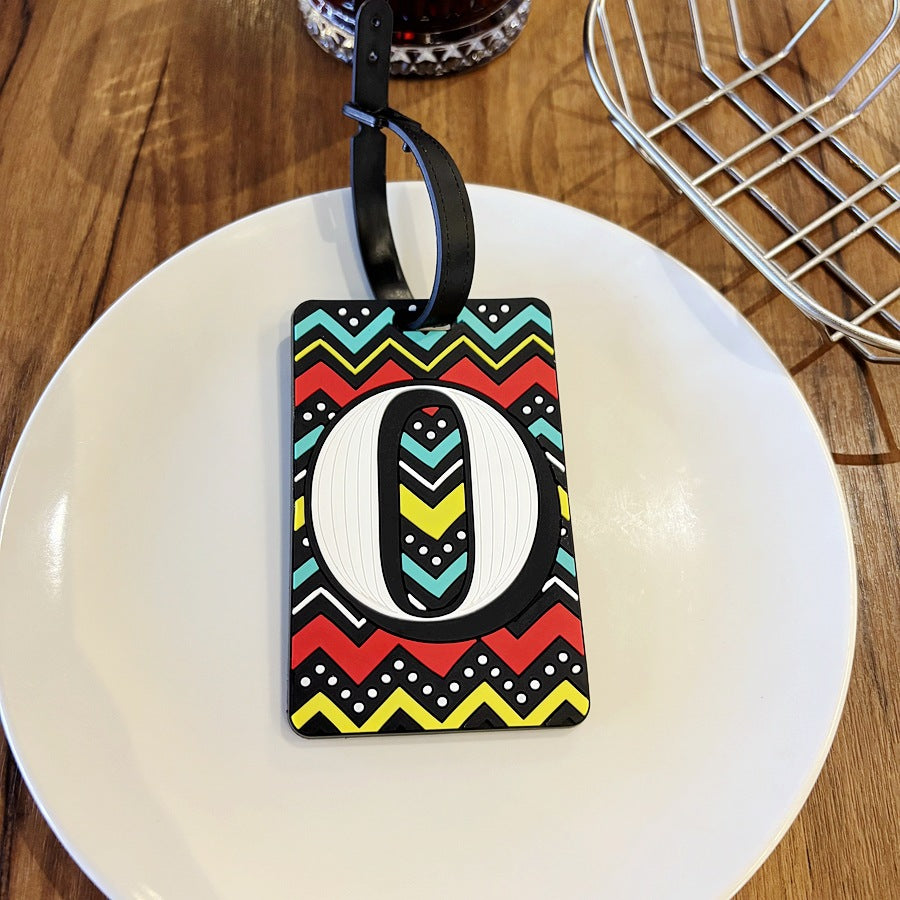 Personalized Alphabet Luggage Tag Bowlift