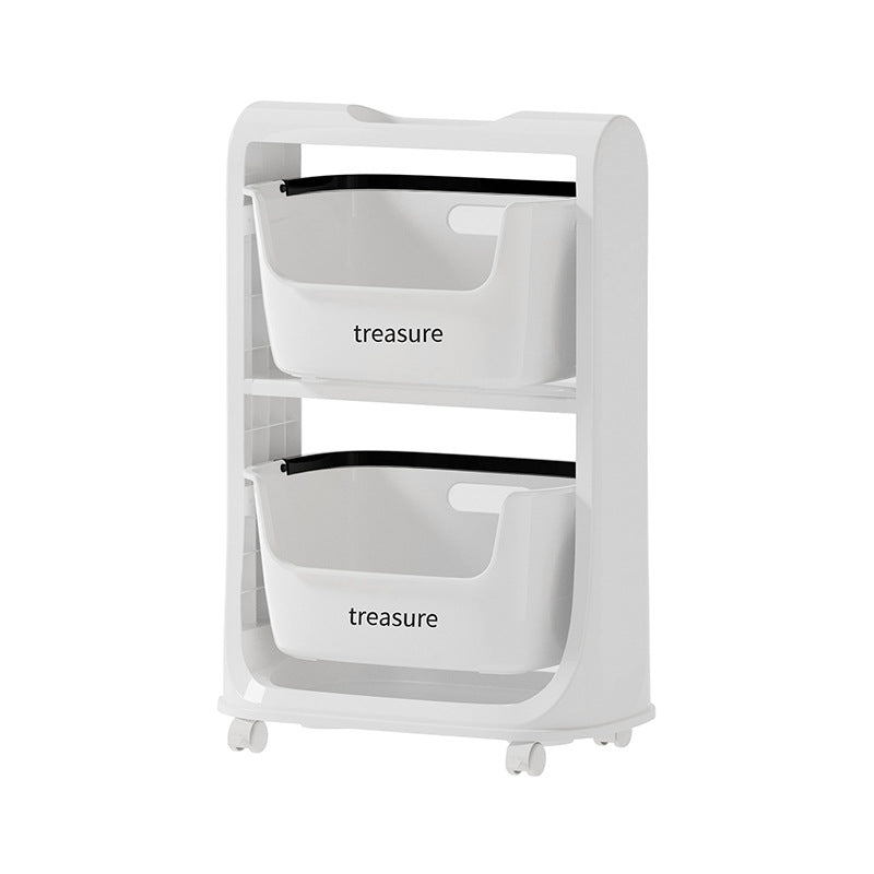 Multi-Tier Storage Organizer with Baskets Bowlift
