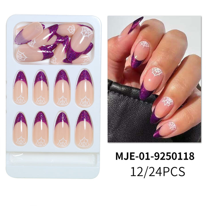 Artistic Abstract Press-On Nail Set Bowlift