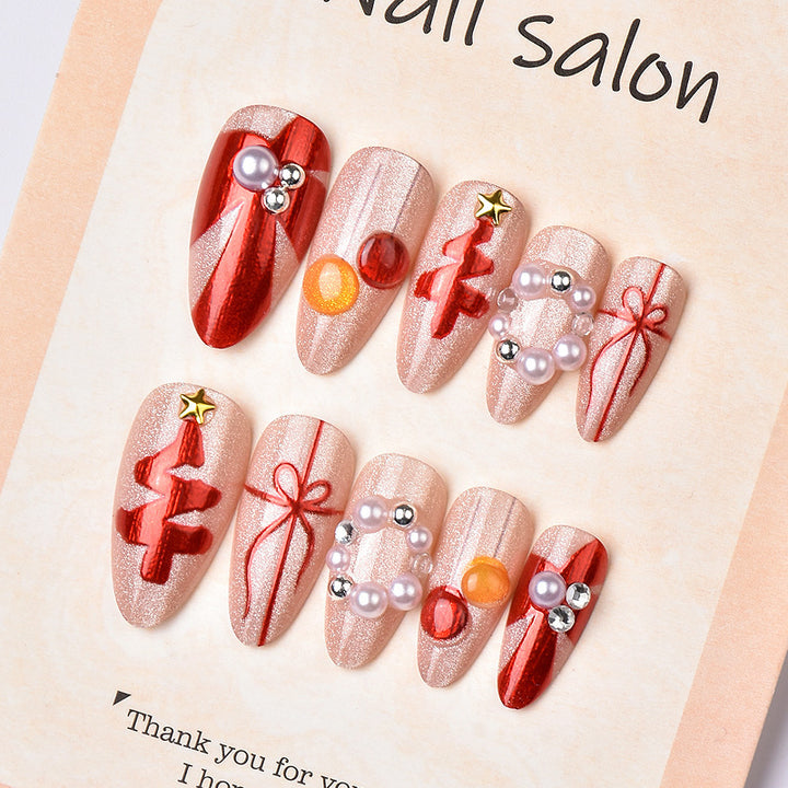 Glamorous Artificial Nails Set Bowlift