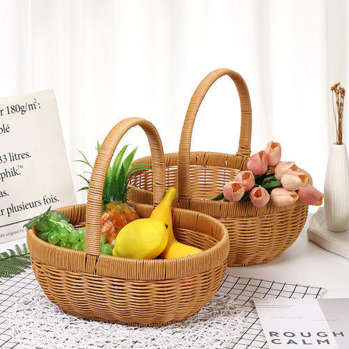 Decorative Woven Basket Bowlift