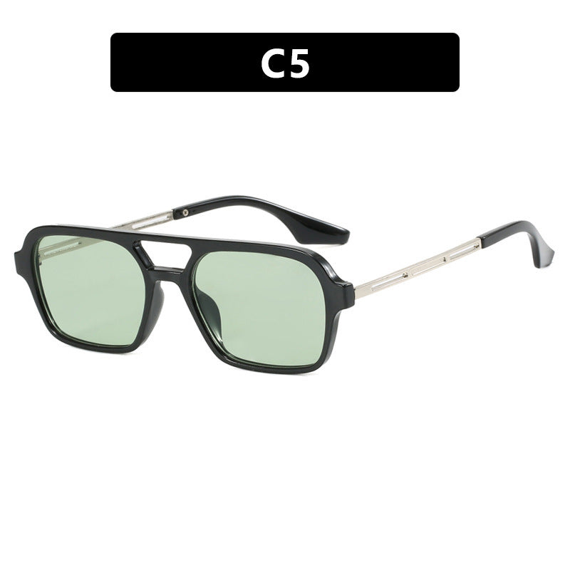 Women's striking square sunglasses with transparent frame Bowlift