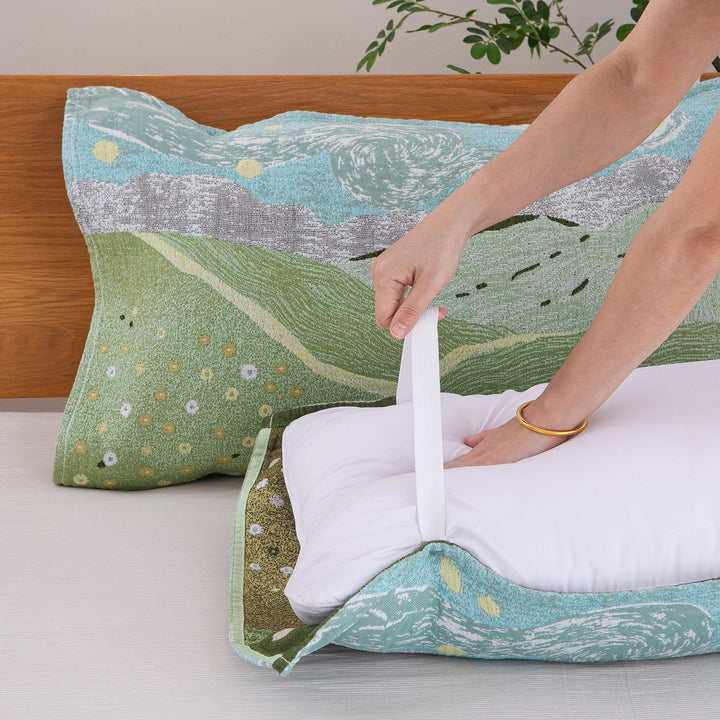 Women's pillow with removable cotton cover Bowlift