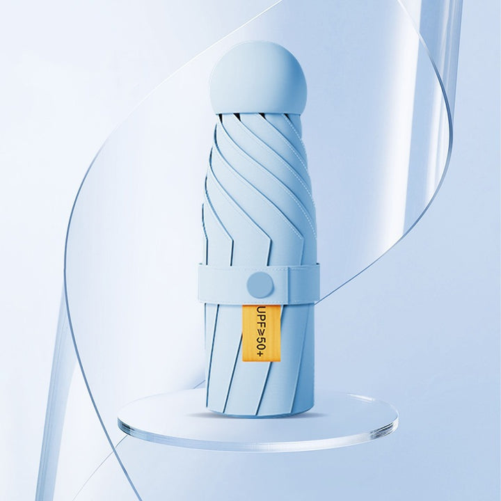 Ladies UV Protection Folding Umbrella with Unique Design Bowlift