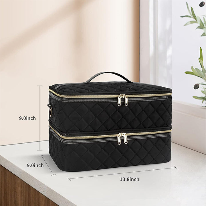 Cosmetic Organizer Bag with Multi-functional Compartment Division Bowlift