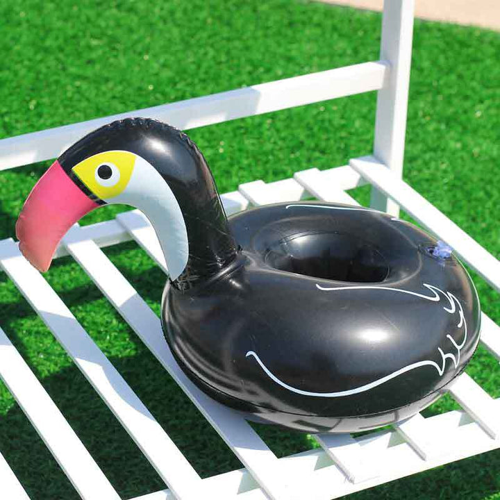 Ladies Inflatable Swimming Ring with Floral Design Bowlift