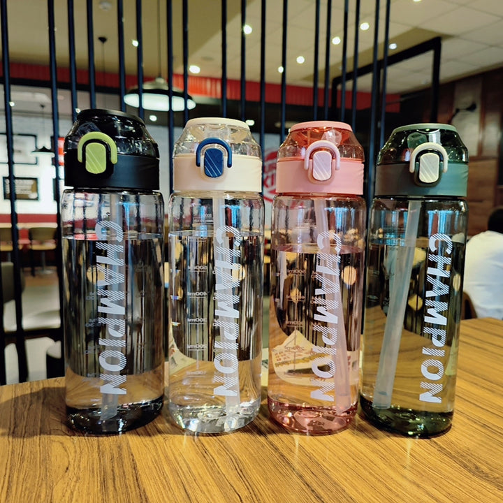 Women High-Quality Drinking Bottle with Innovative Closure Mechanism Bowlift