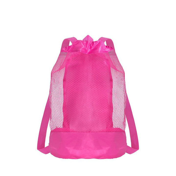 Versatile Beach Bag In Airy Mesh Design Bowlift