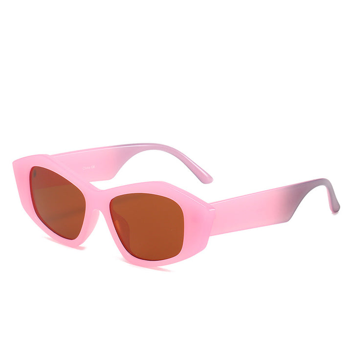 Women's geometric sunglasses with unique, futuristic design Bowlift