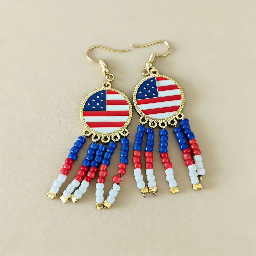 Women's nan grosgrain ribbon bow dangle earrings with fishhook findings and lightweight design Bowlift