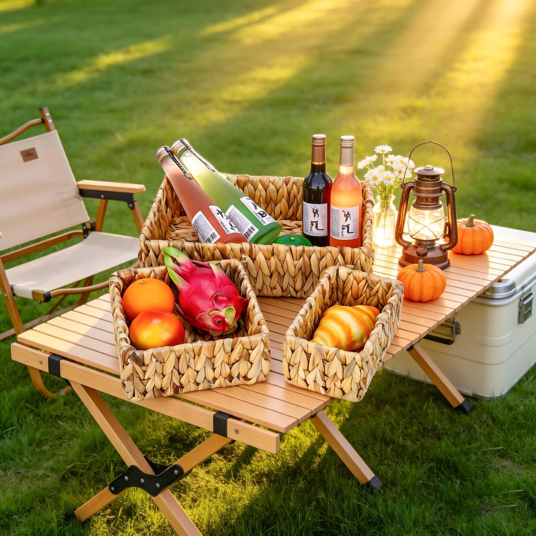 Multi-Compartment Woven Storage Organizer Bowlift