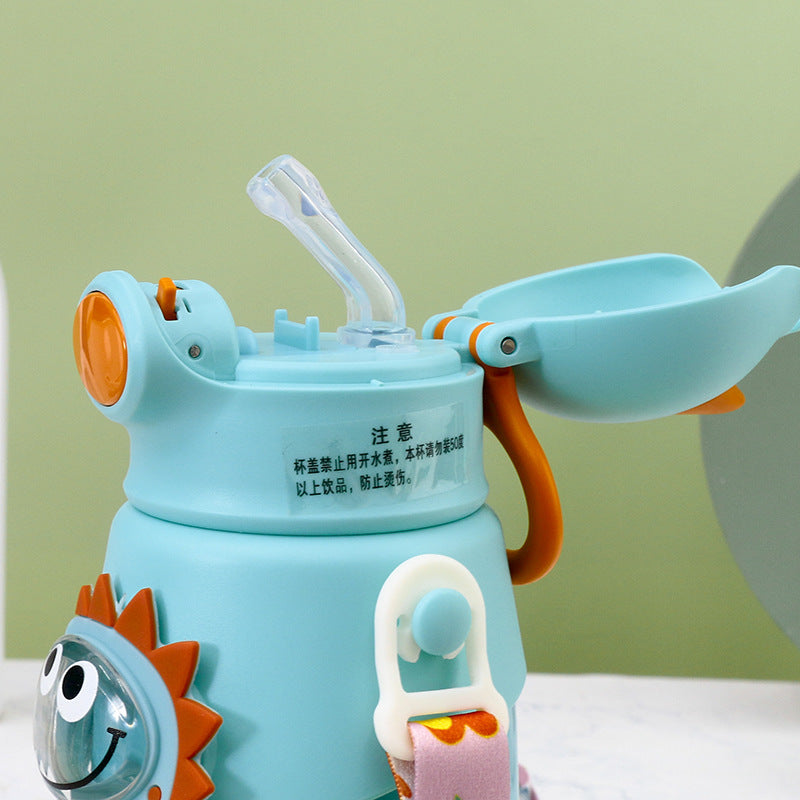 Ladies' insulated drinking bottle with funny animal design Bowlift