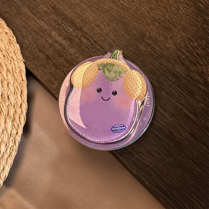 Funny coaster in eggplant design Bowlift
