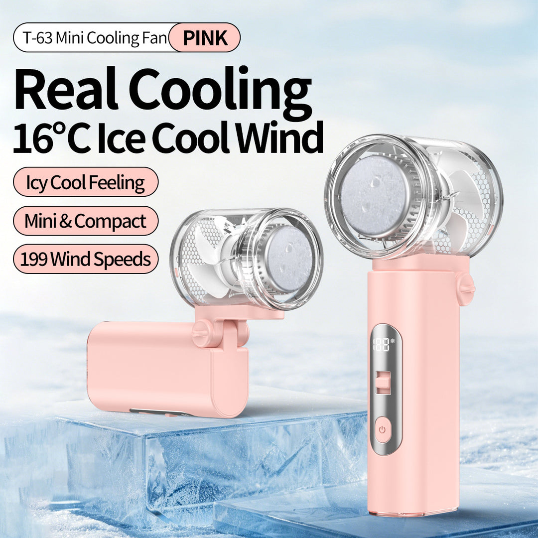 Ladies Portable Mini Fan with Cooling Function Bowlift