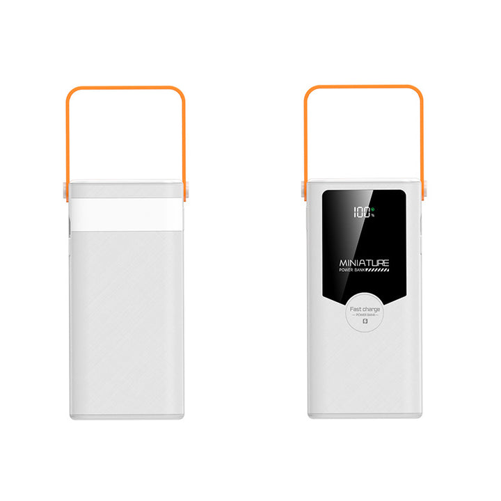 Portable Mini Powerbank with Fast Charging Function and Integrated Carrying Handle Bowlift