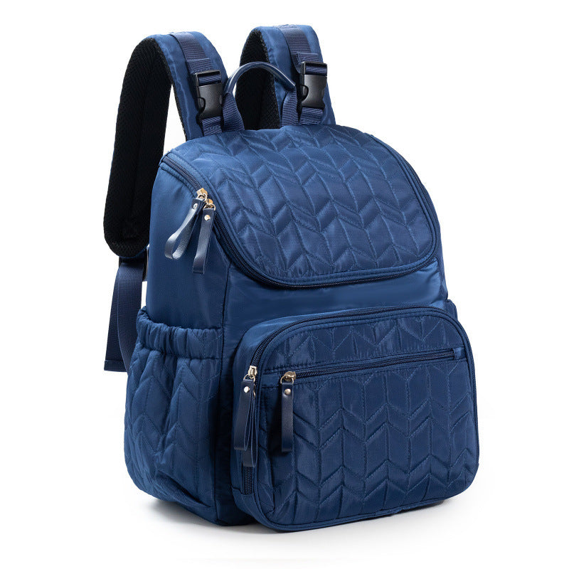 Quilted Multi-Pocket Backpack Bowlift