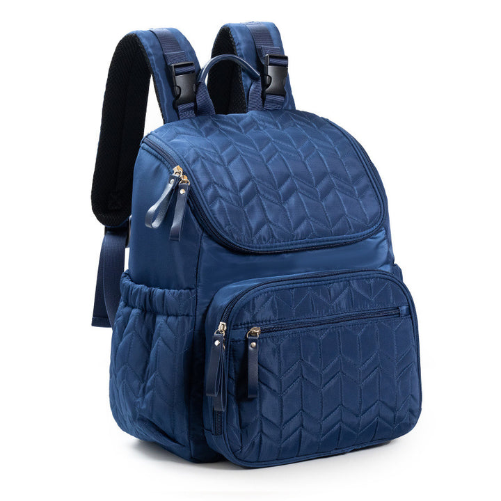Quilted Multi-Pocket Backpack Bowlift