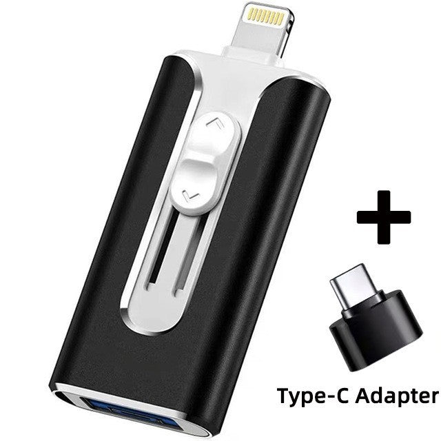 Versatile Dual-Connector USB Flash Drive Bowlift