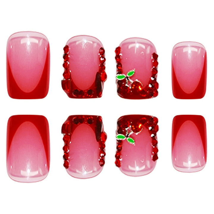 Elegant Theatrical Press-On Nail Set Bowlift