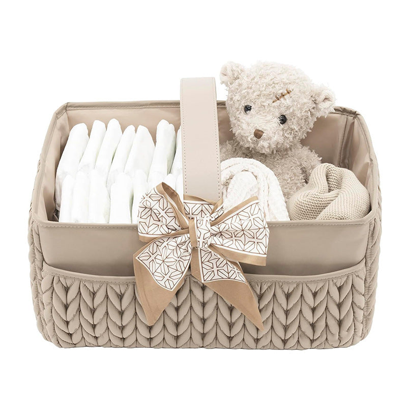Wrap Organizer Bag with Decorative Bow Bowlift