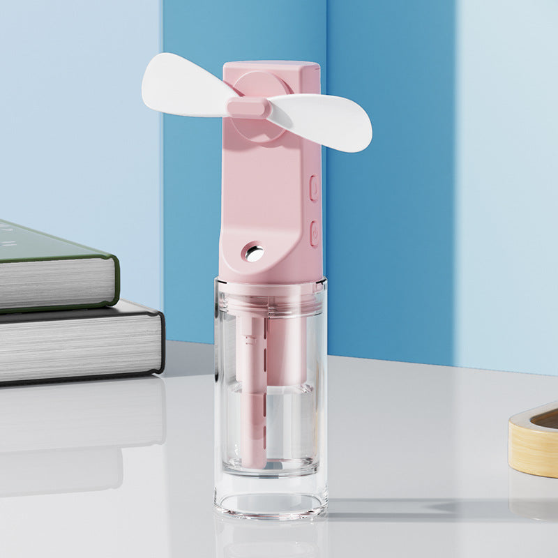 Ladies portable mini fan with water misting Bowlift