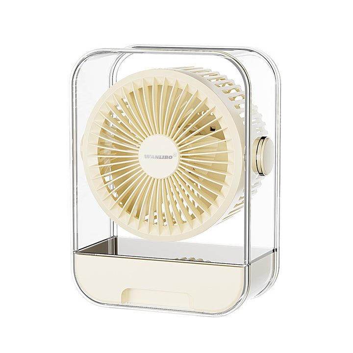 Ladies table fan with quiet operating function Bowlift