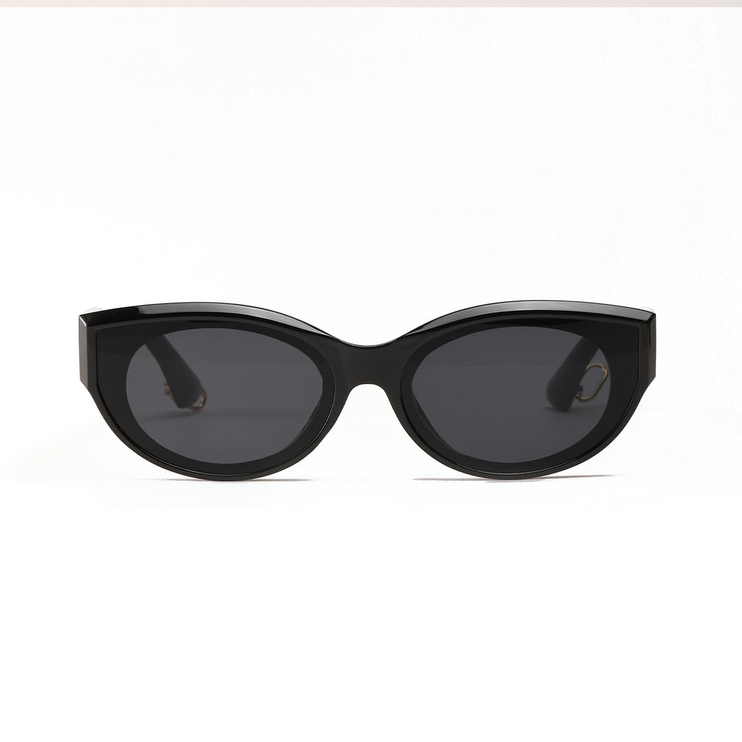 Women's fashionable sunglasses with transparent frame and UV protection Bowlift