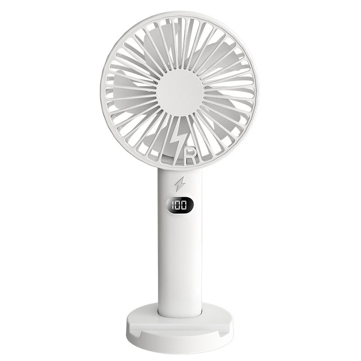 Ladies portable mini air fan with digital speed setting Bowlift