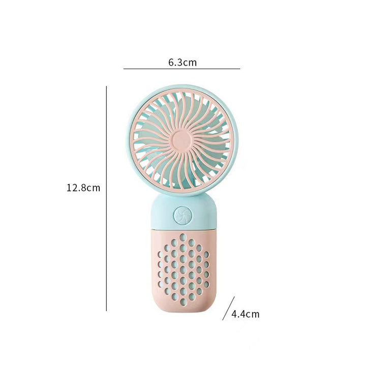 Ladies Portable Handheld Fan with Spray Function Bowlift