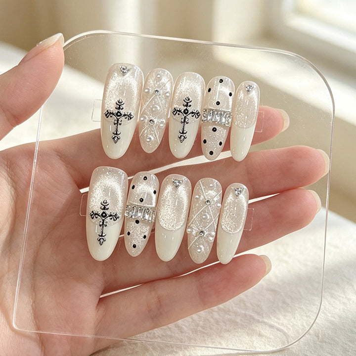 Decorative Nail Art Press-On Set Bowlift 1787314135