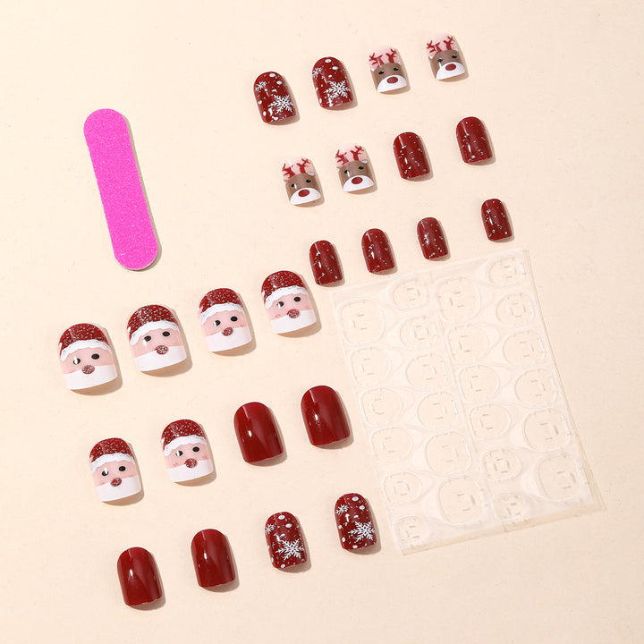 Holiday-Themed 3D Nail Art Set Bowlift