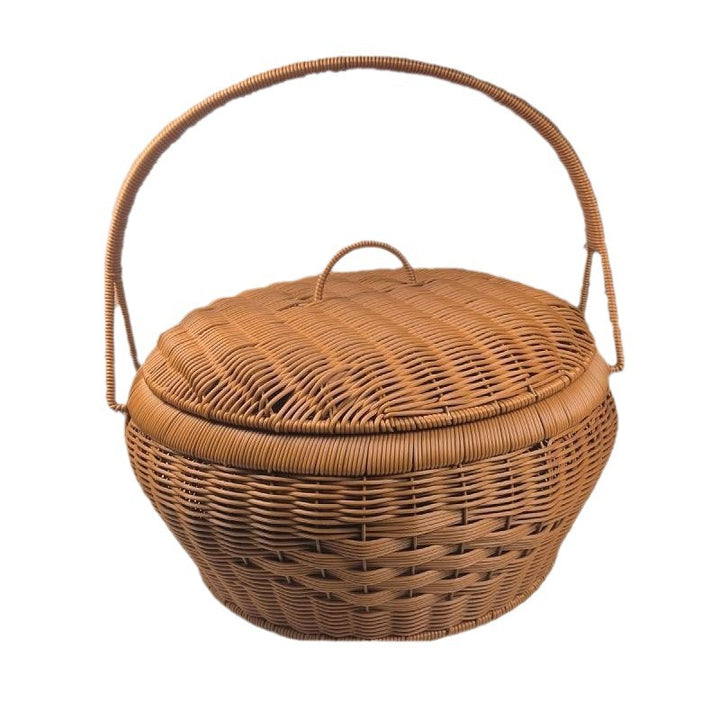 Woven Picnic Storage Basket Bowlift