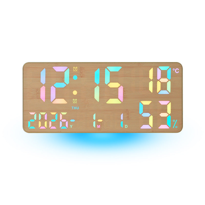 Digital Thermo-Hygrometer Alarm Clock Bowlift