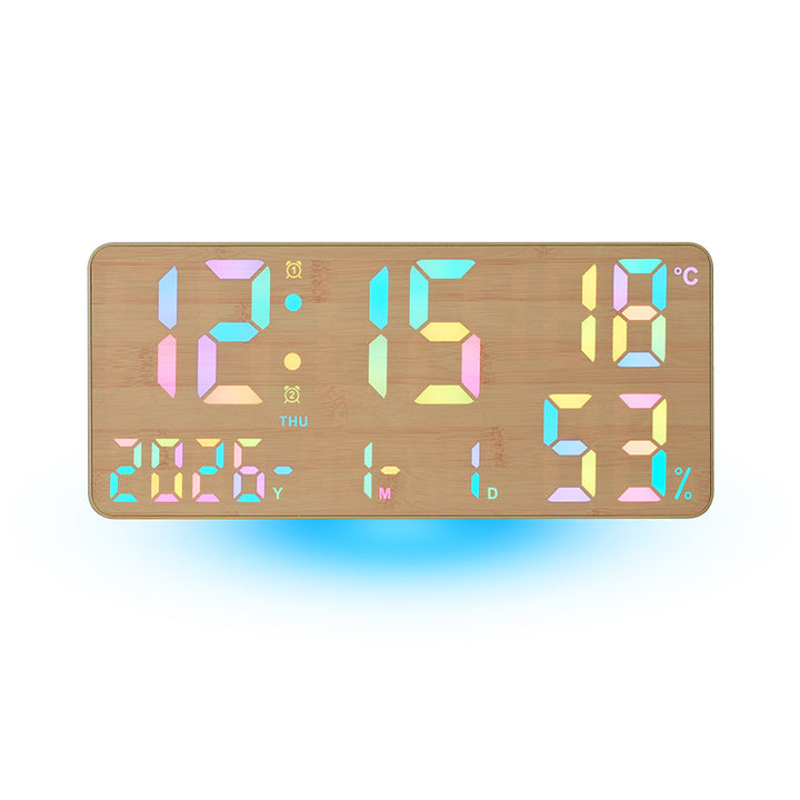 Digital Thermo-Hygrometer Alarm Clock Bowlift