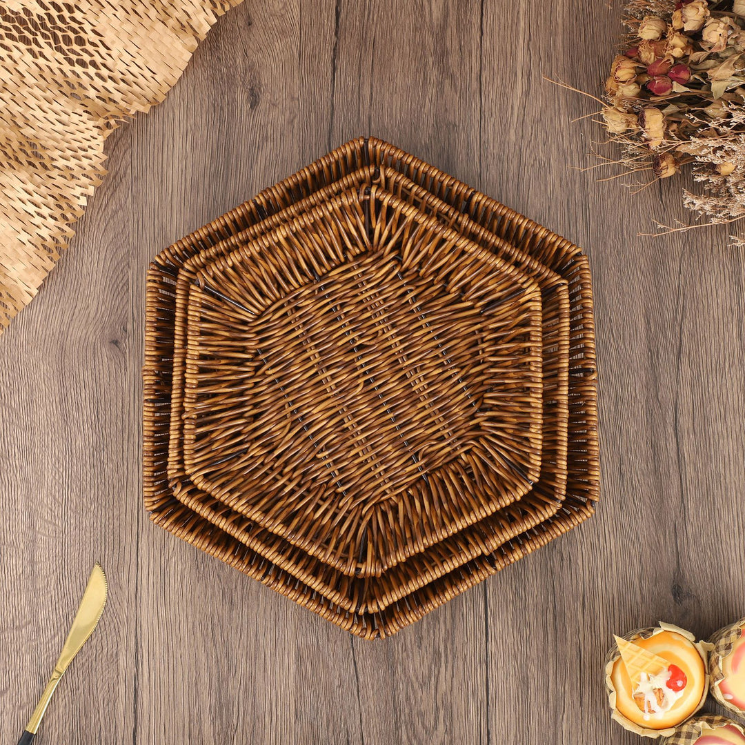 Home Decor Woven Basket Bowlift