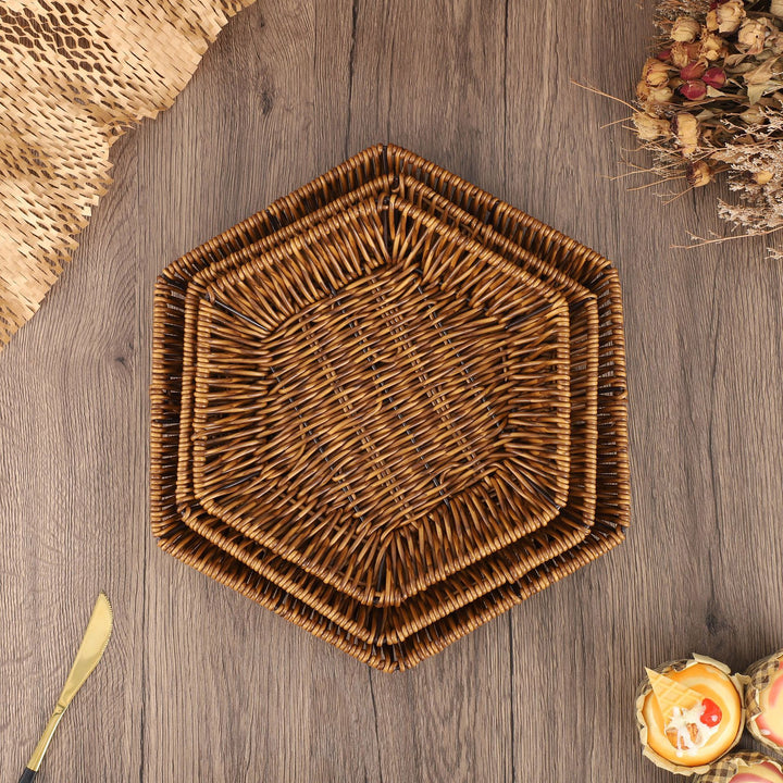 Home Decor Woven Basket Bowlift