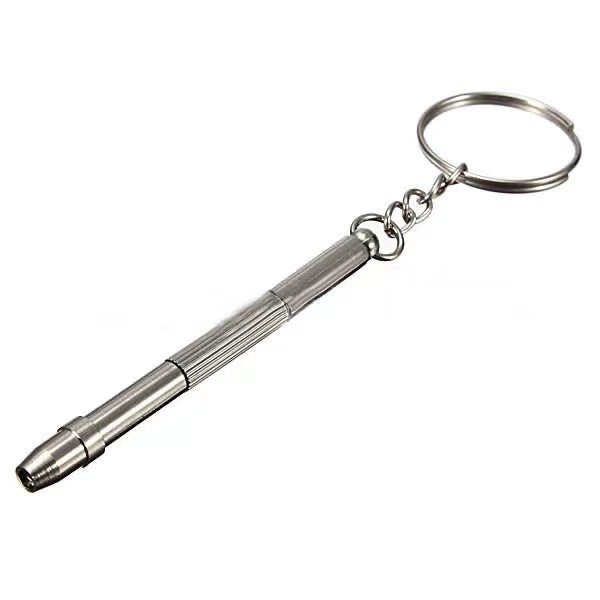 Multi-Functional Eyewear Repair Tool Keychain Bowlift