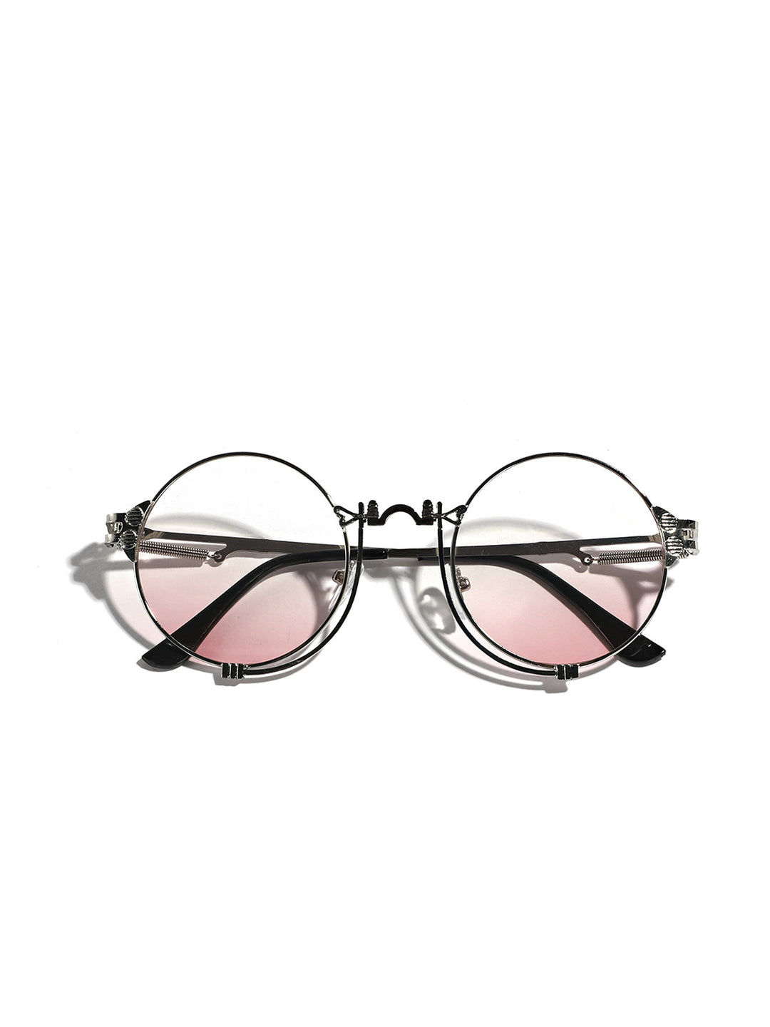 Ladies fashionable round sunglasses with high-quality metal frame Bowlift