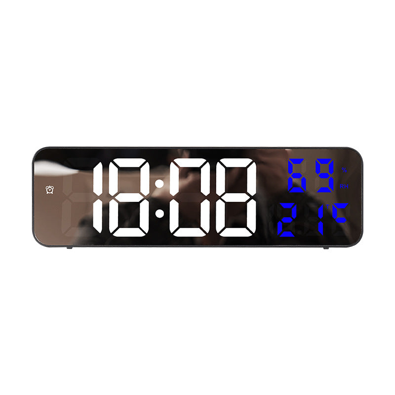 Digital Multifunction Alarm Clock with Hygrometer and Temperature Display Bowlift