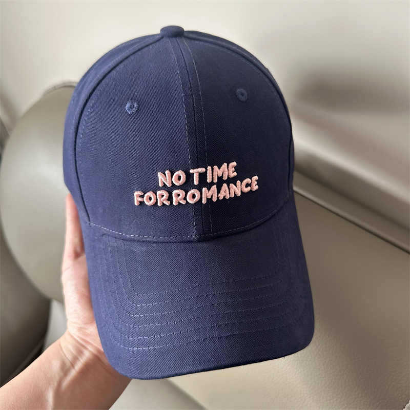 Women's Casual Cap with Motivational Embroidery Bowlift