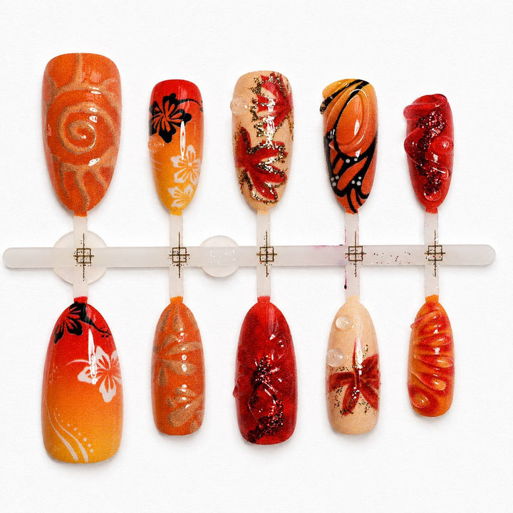 Artificial Nails Set Bowlift